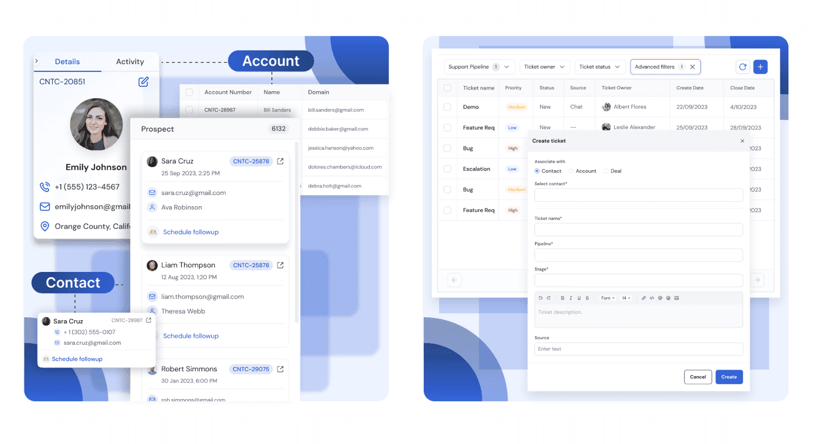 Interface of Centripe
