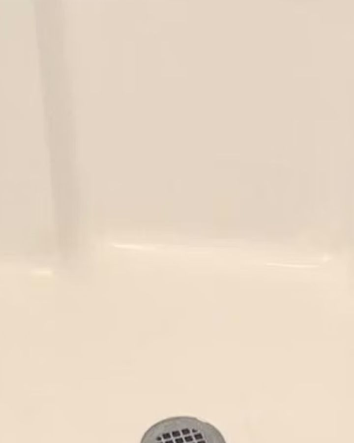 Bathtub, after cleaning