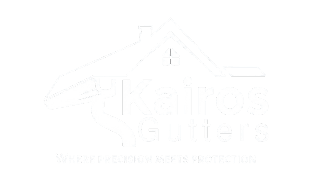 Kairos Gutters logo, where precision meets protection