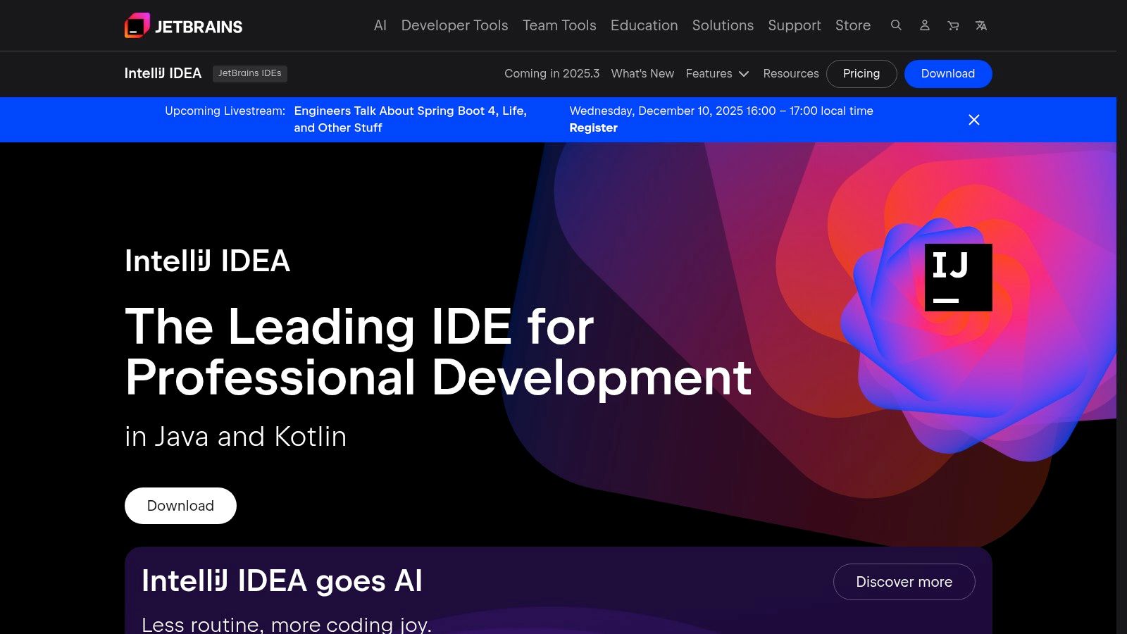 JetBrains IntelliJ IDEA (with Kotlin Multiplatform)