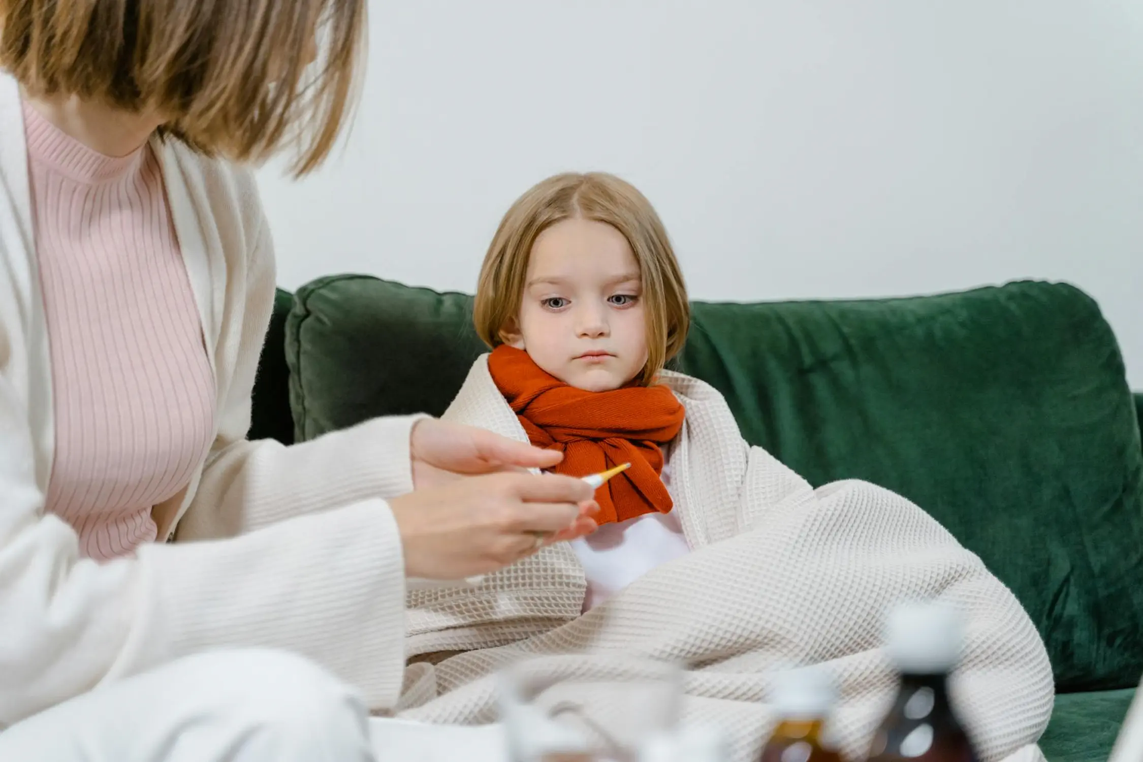 Children stay at home for sickess policy