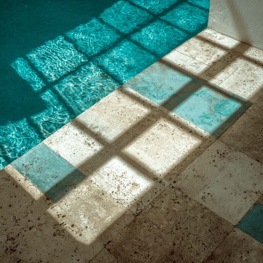 poolside geometry Apple Watch collection header image featuring summer.