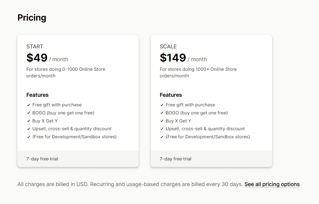 Monk Free Gift Pricing for Shopify merchants