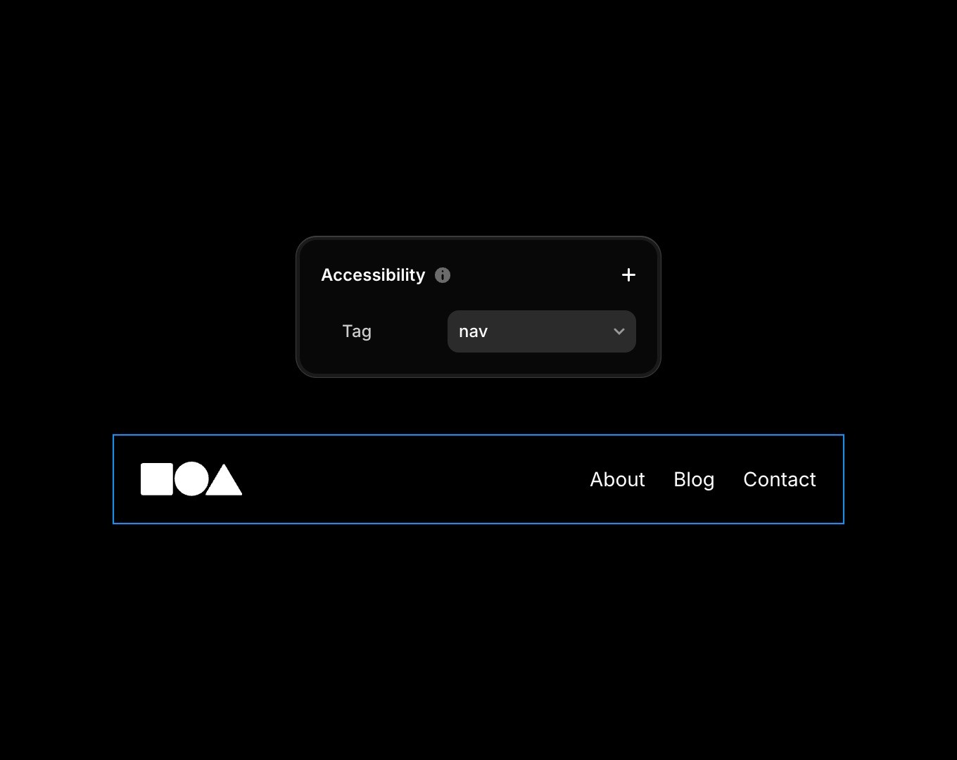 Semantic markup in Framer