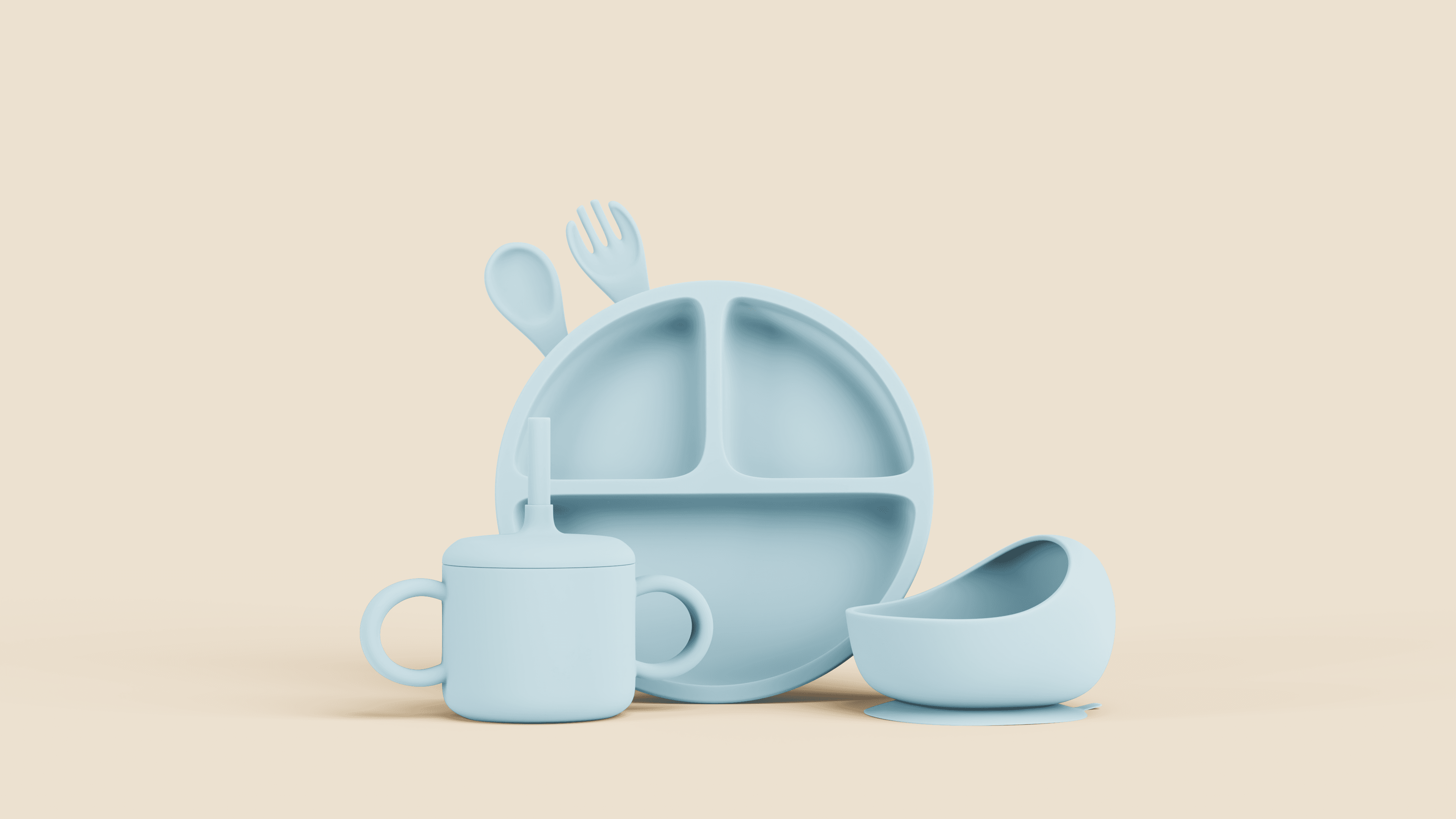 silicone baby feeding set product image