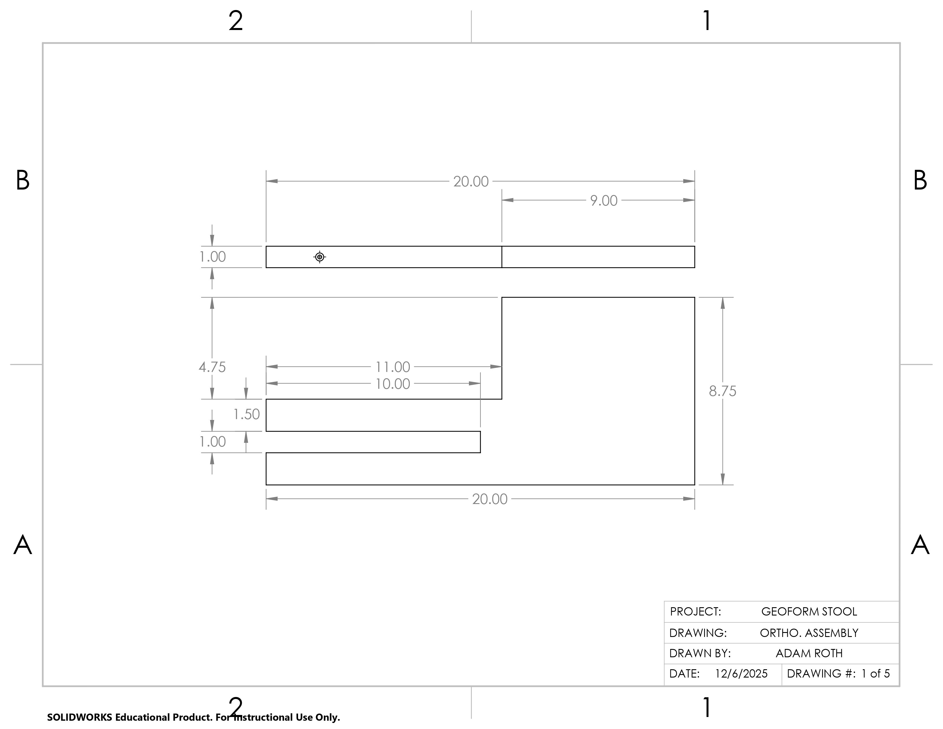 Leg Final Dimensions