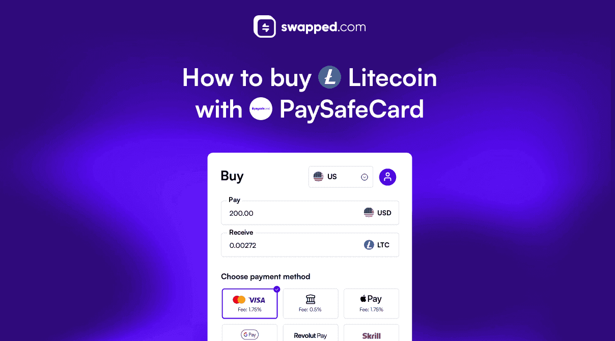 How to buy Litecoin (LTC) with PaySafeCard