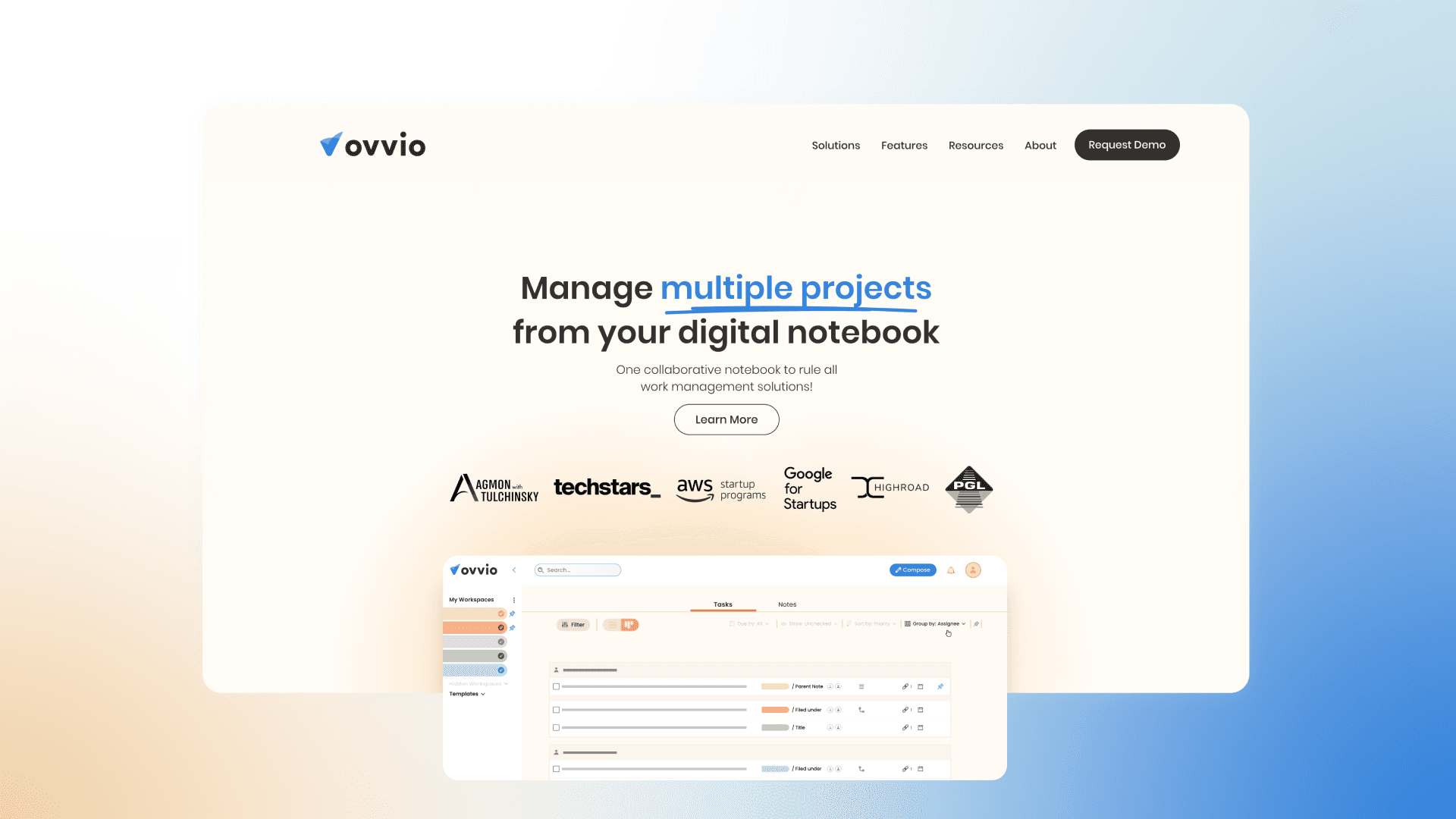 Ovvio Website