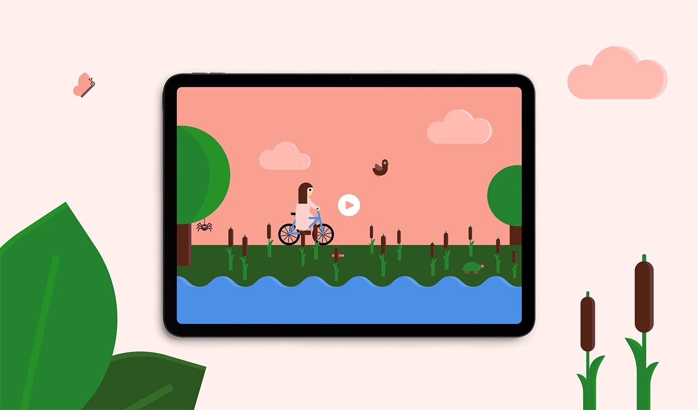 Vidéo d'animation pour Les roselières