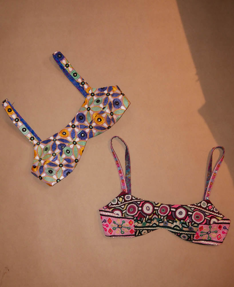 VYOM II, made using leftover choli, from the chola jacket