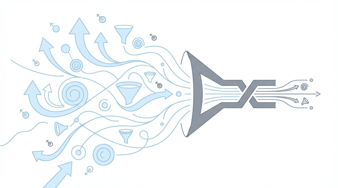 Marketing inputs flowing into operational bottleneck