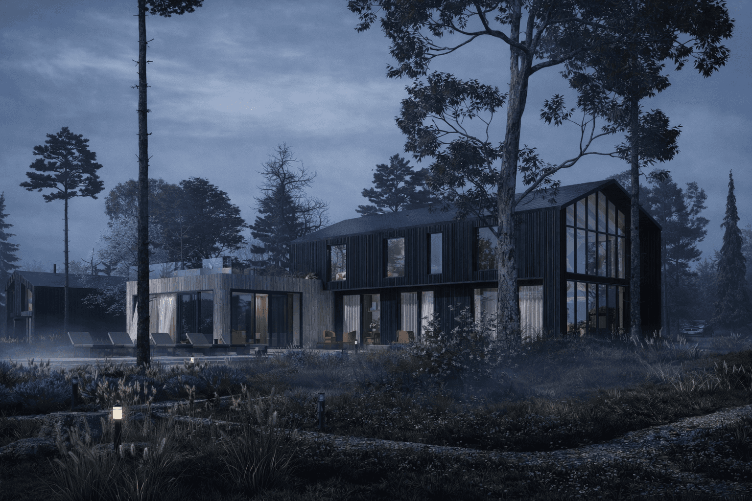 outside of an apartment