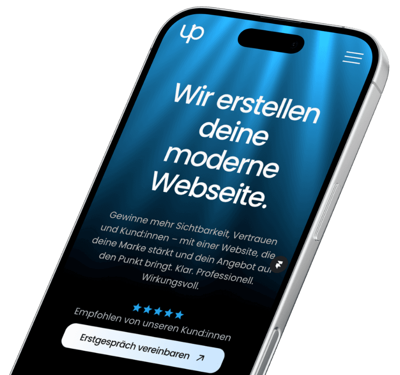 Handy Updraft Webseite