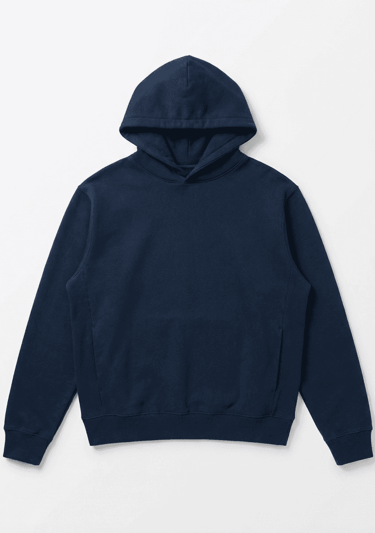 Blue Navy Oversized Hoodie