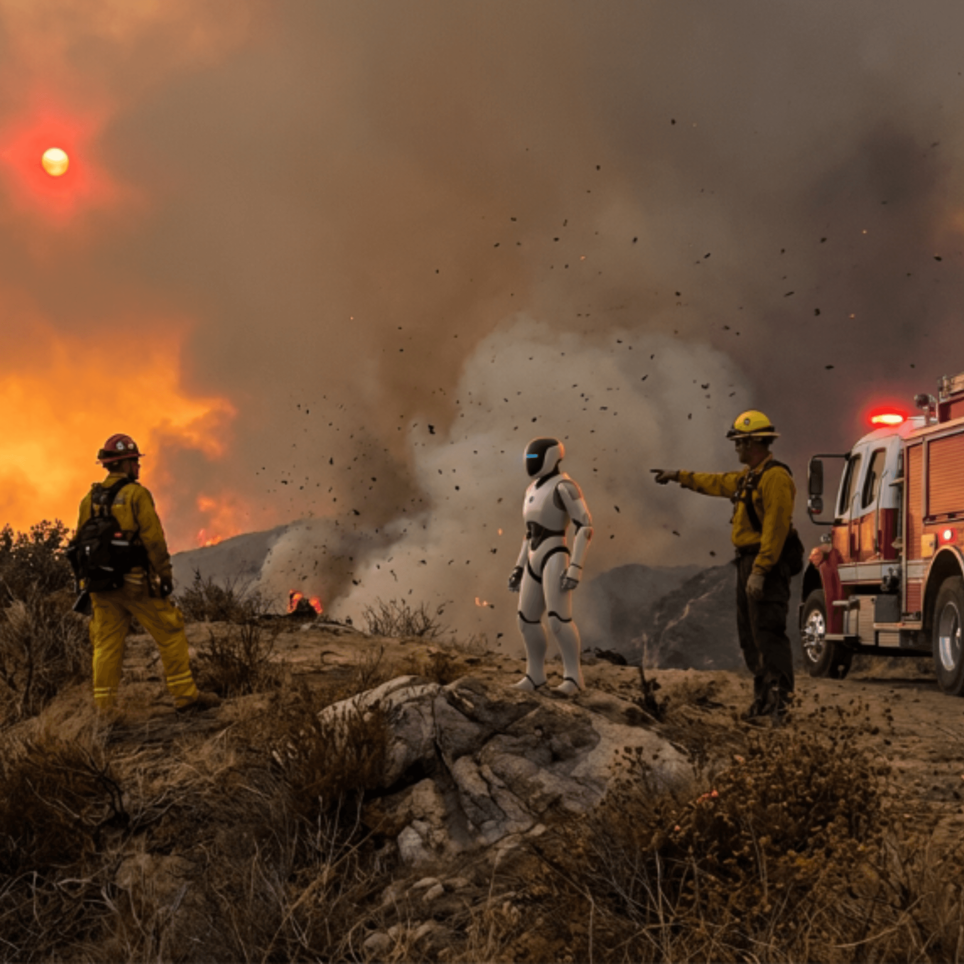 AEVA helping firefighters