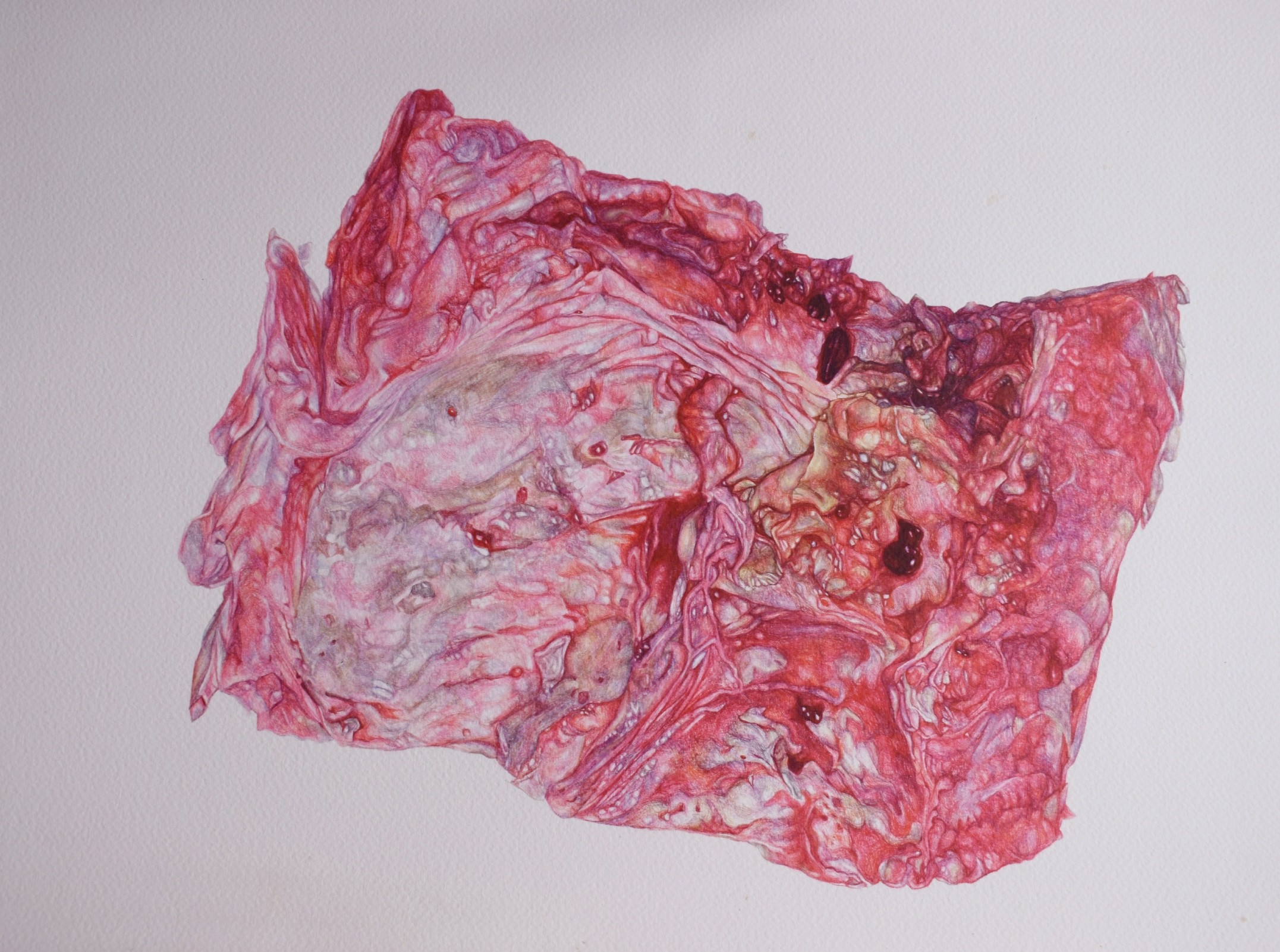 herd of sheep on road painting