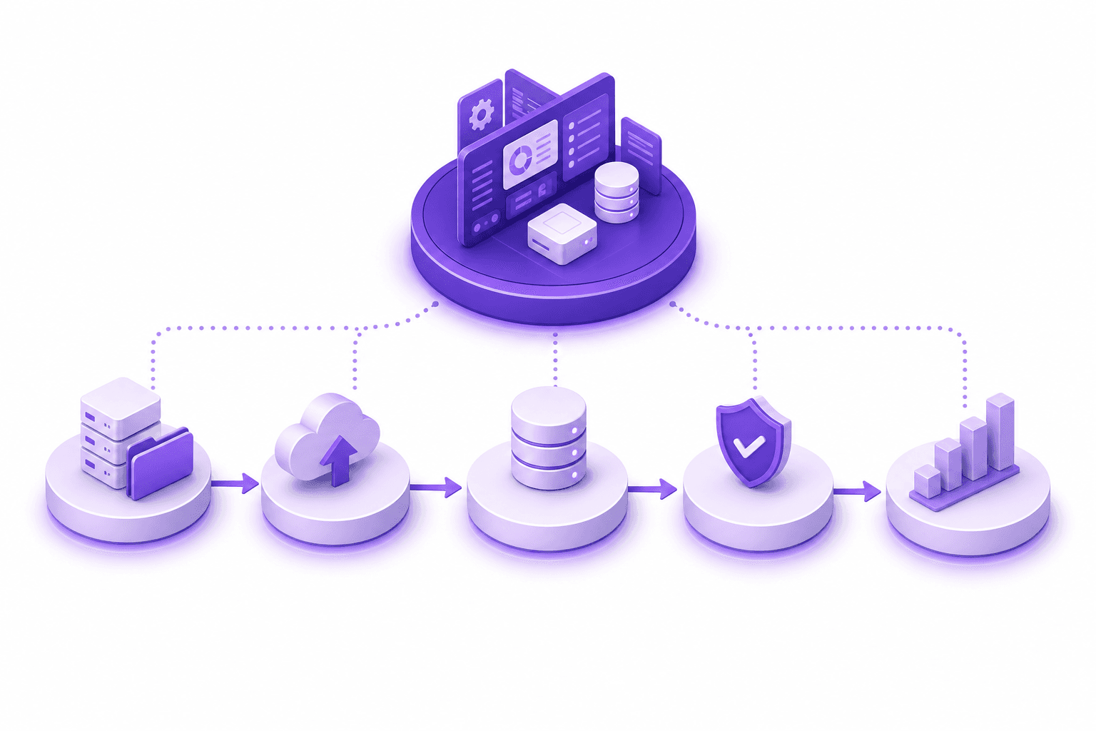 Shopify Plus migration cutover week with sequenced verification steps and team notifications