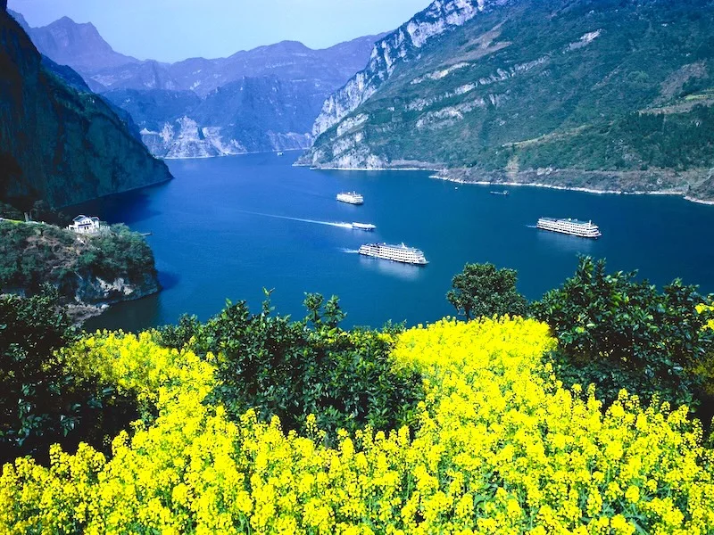 Beautiful scenery of Yichange Three Gorges