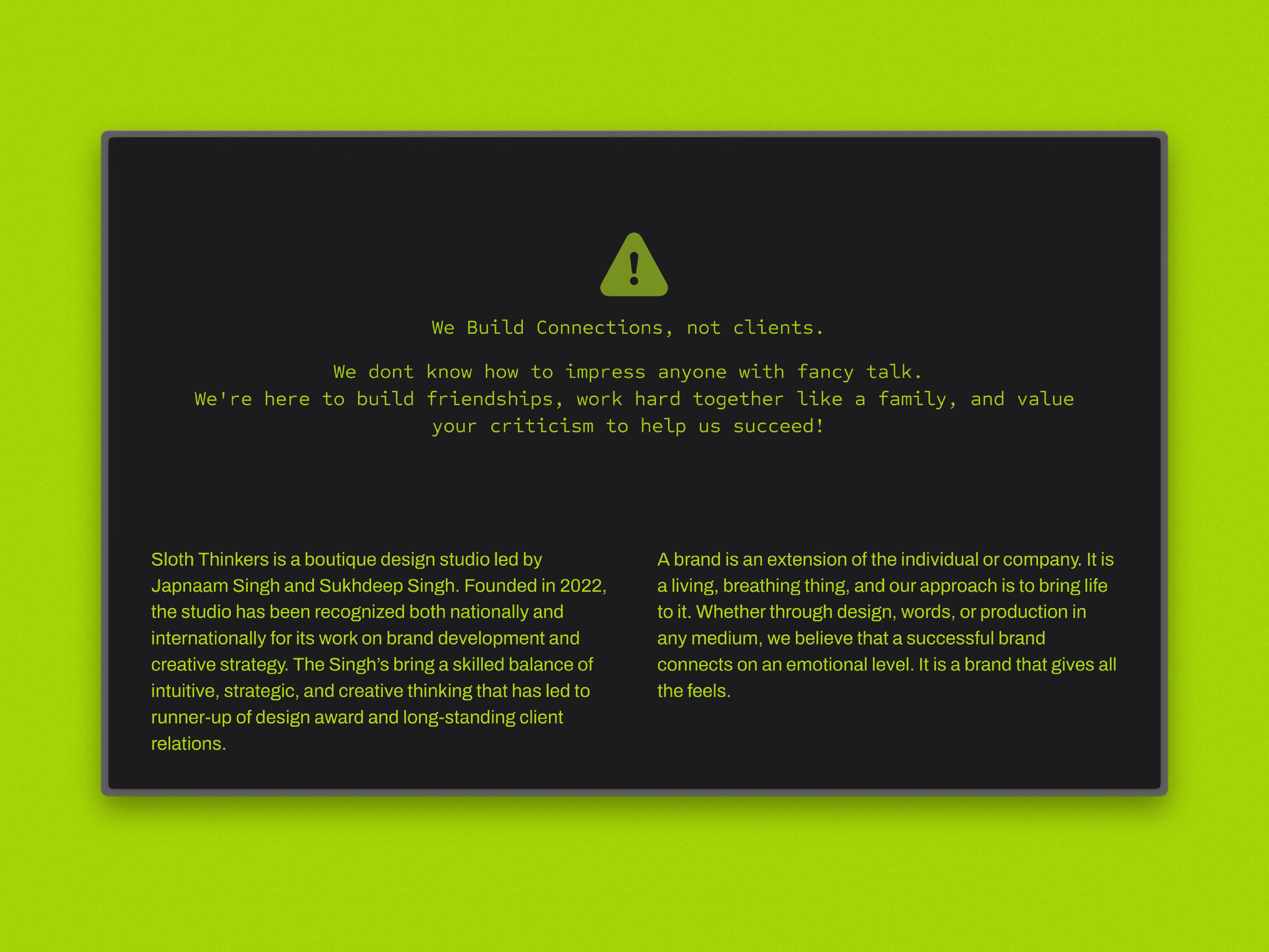 Kartik Galhotra | Sloth Thinkers | Sloth Thinker's Website Development Project