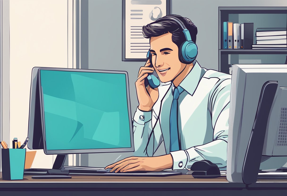 Verkäufer im Telesales Outbound