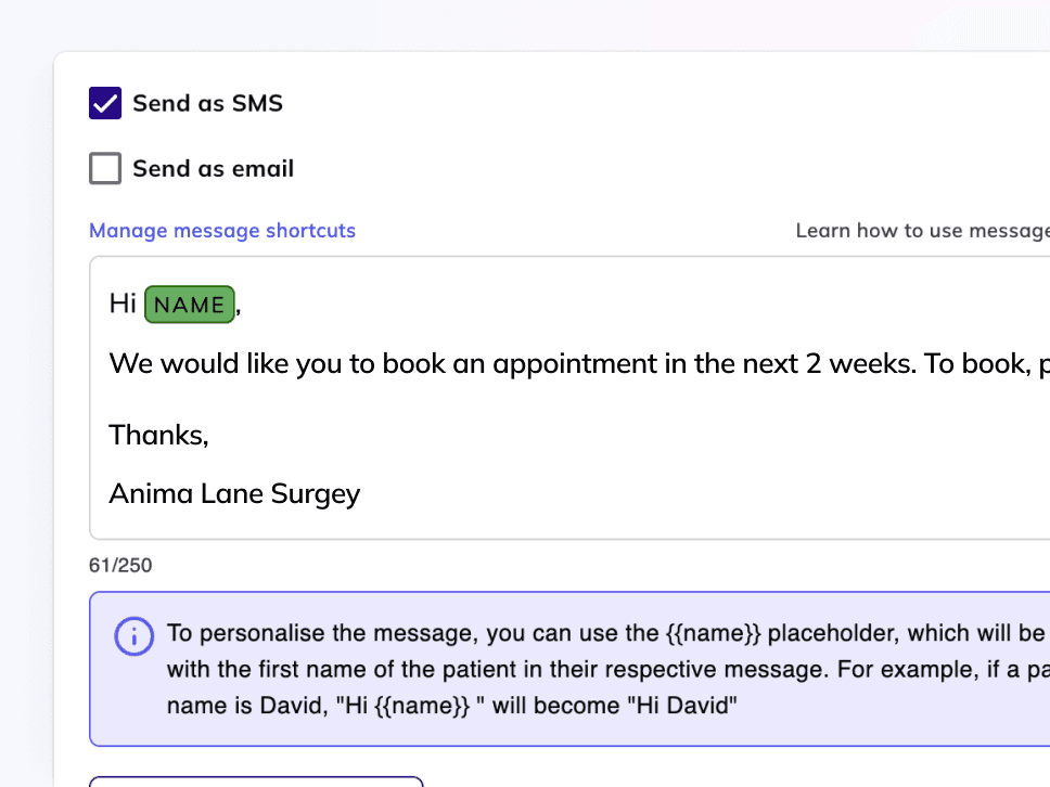 Individual and batch messaging