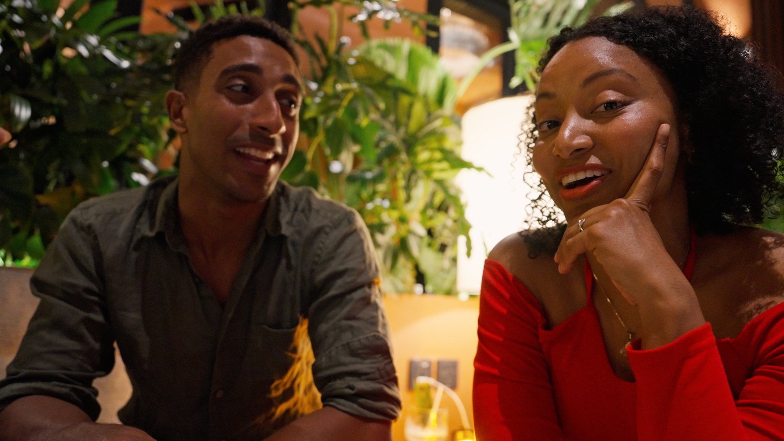 Ralph and Christina at dinner in Da Nang