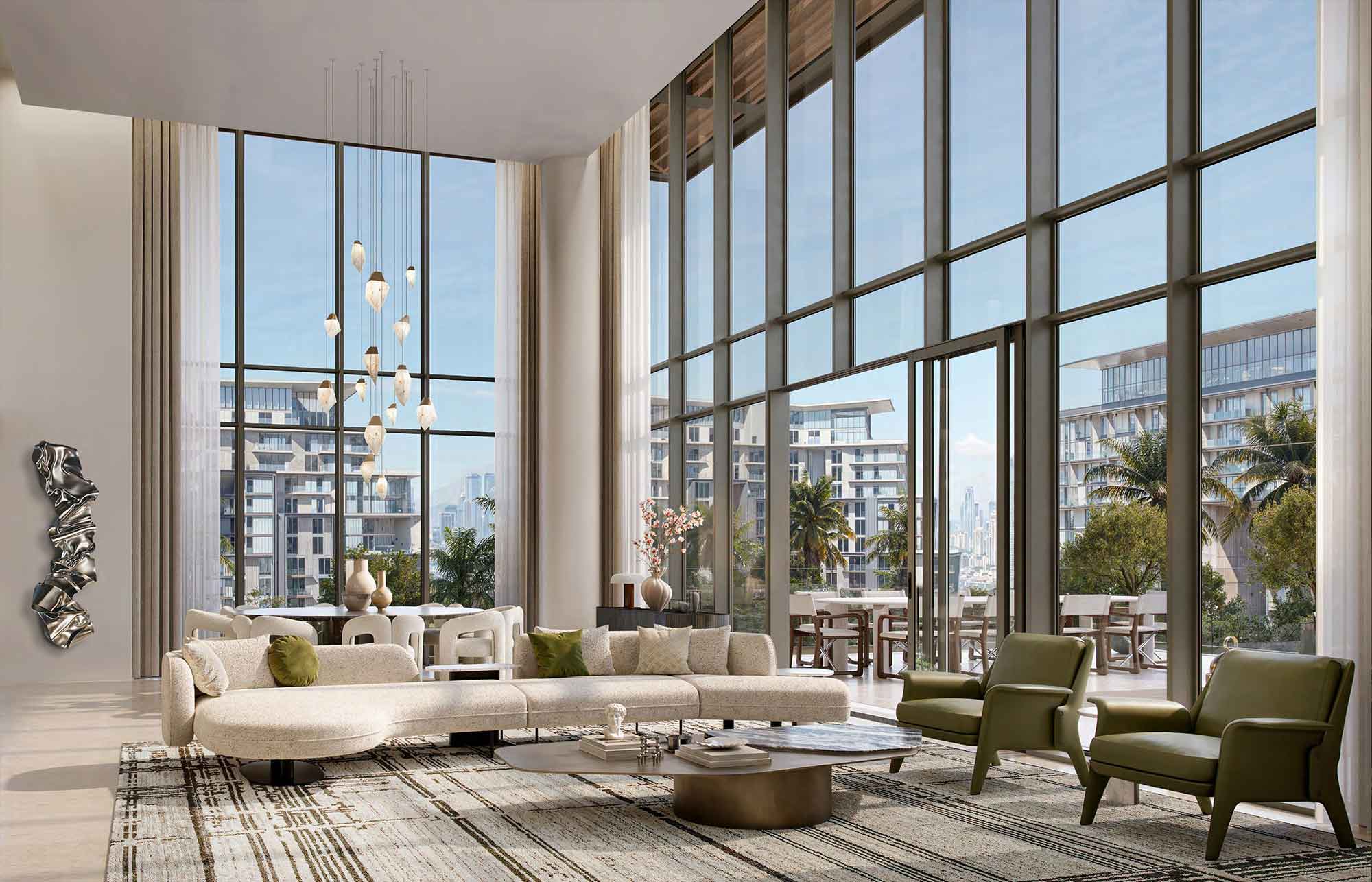 City Walk Crestlane Living Room Apartment Interior