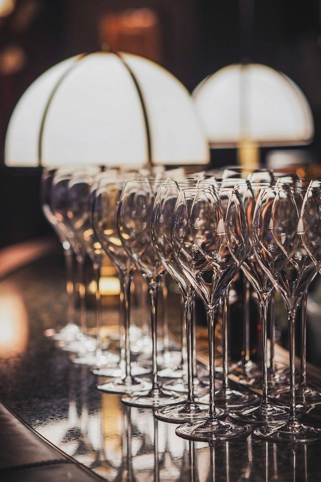 Champagne glasses