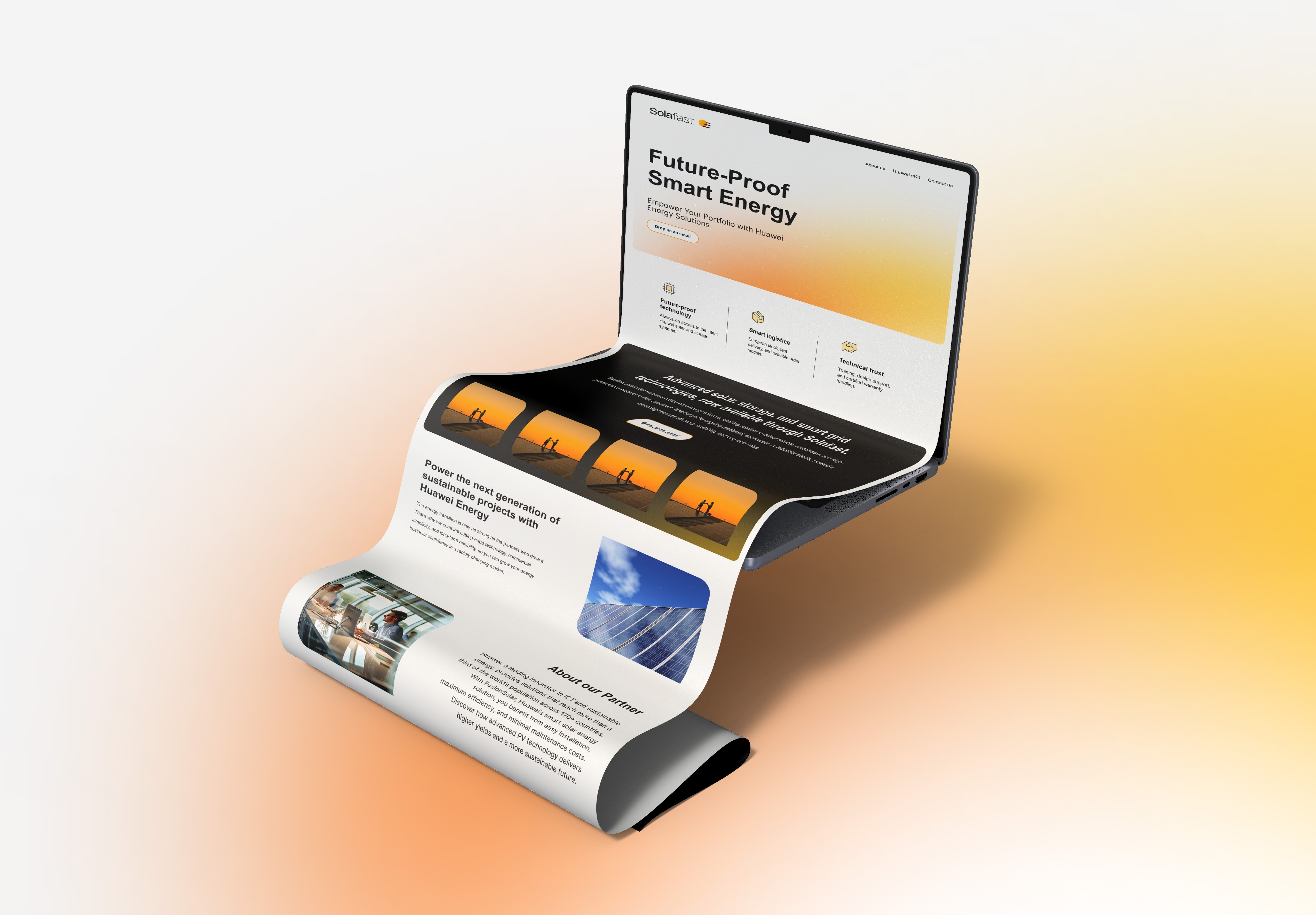 Solafast website design