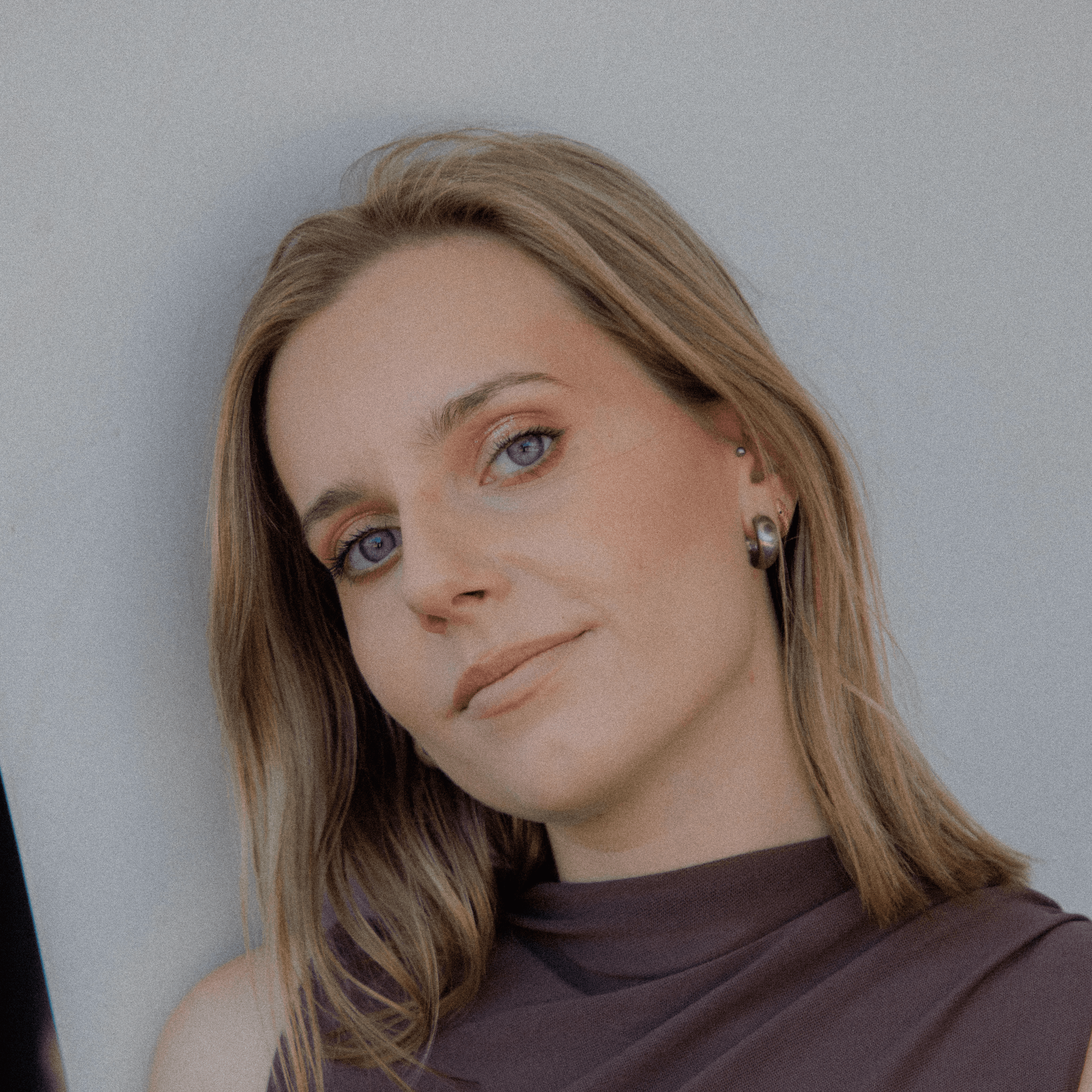 Portrait of a young guy on a blue background