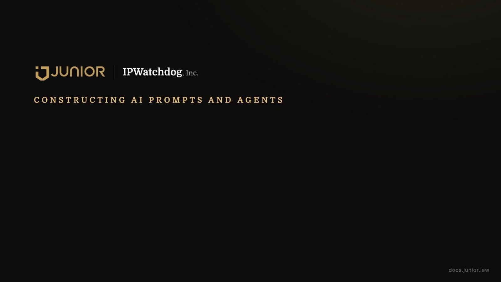 AI Prompts and Agentic Tools: Workflows for Evaluating Patent Assertions — slide 1 of 36
