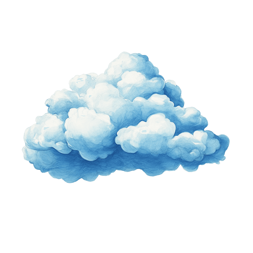 Drawing of a cloud