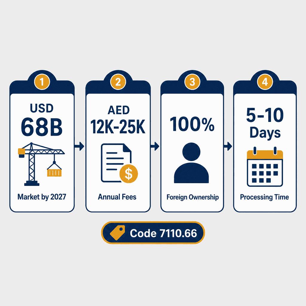 Infographic: Apply for a Building Mechanical Engineering Services Business License in Dubai