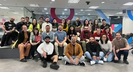 Unico Design Team at Unico's headquarters in São Paulo.