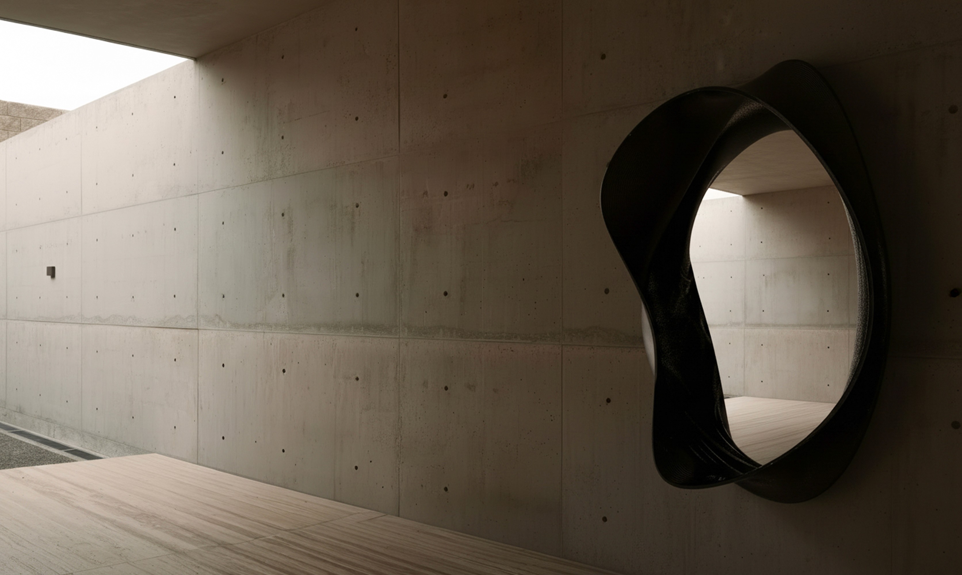 A fast black sports car races down the highway.