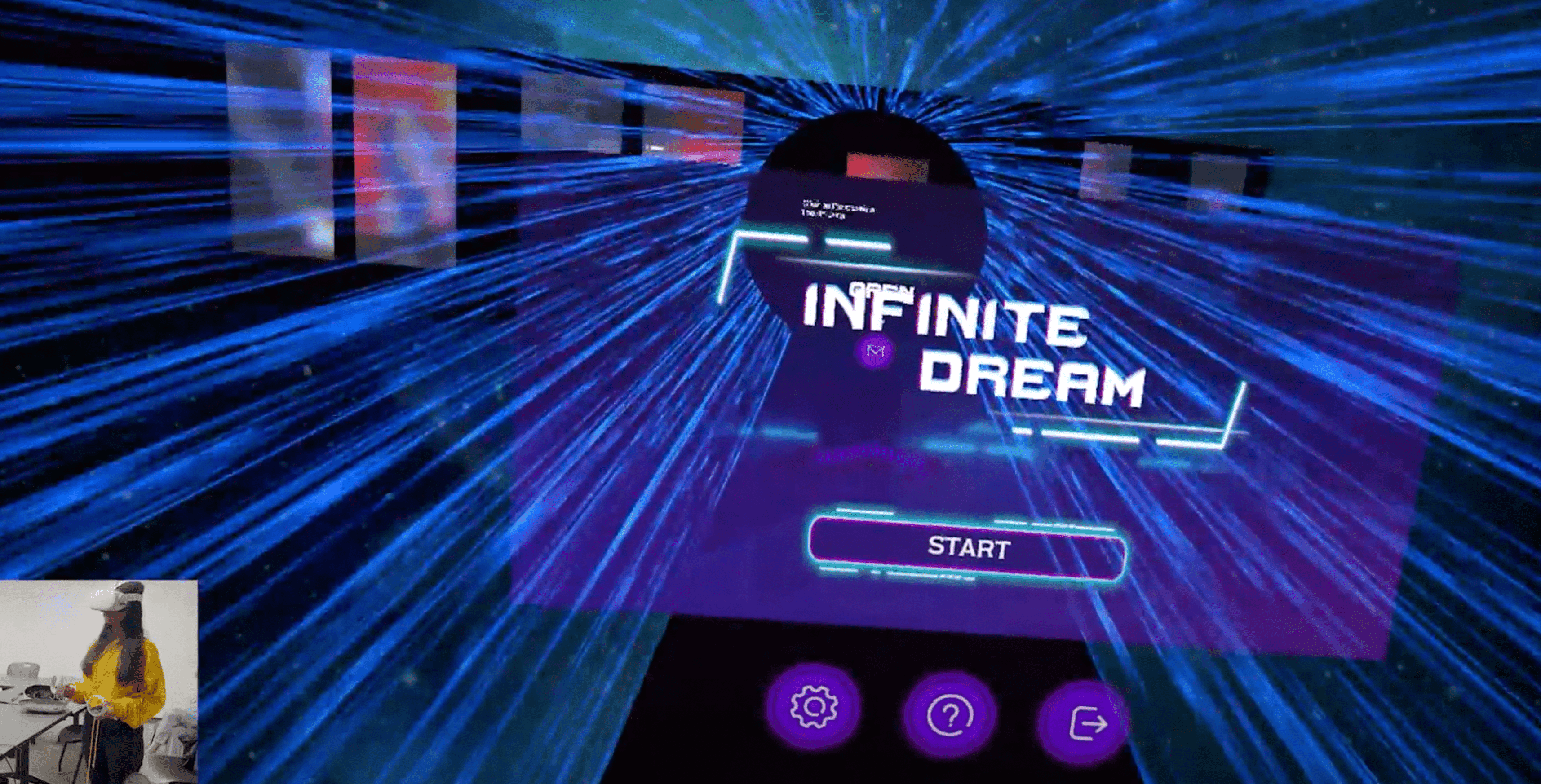 a vr screen mockup of an accessibility project