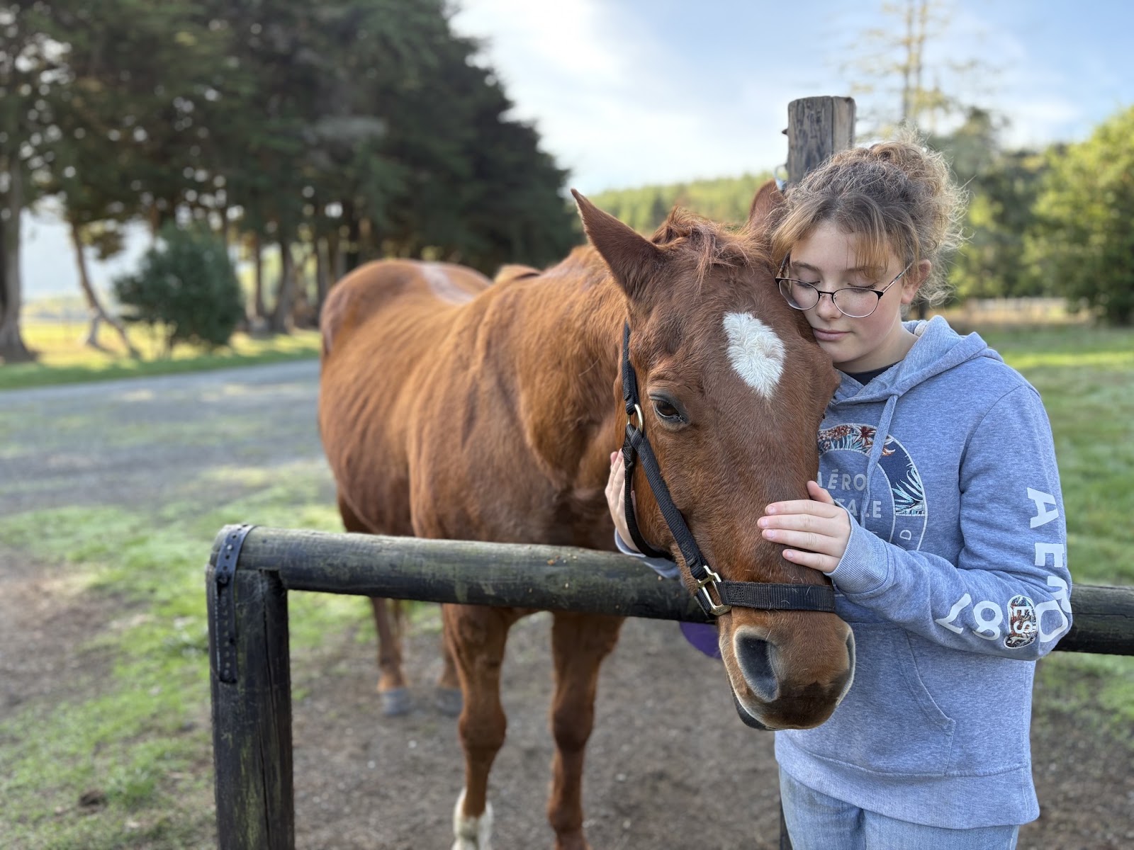 Eden with a horse