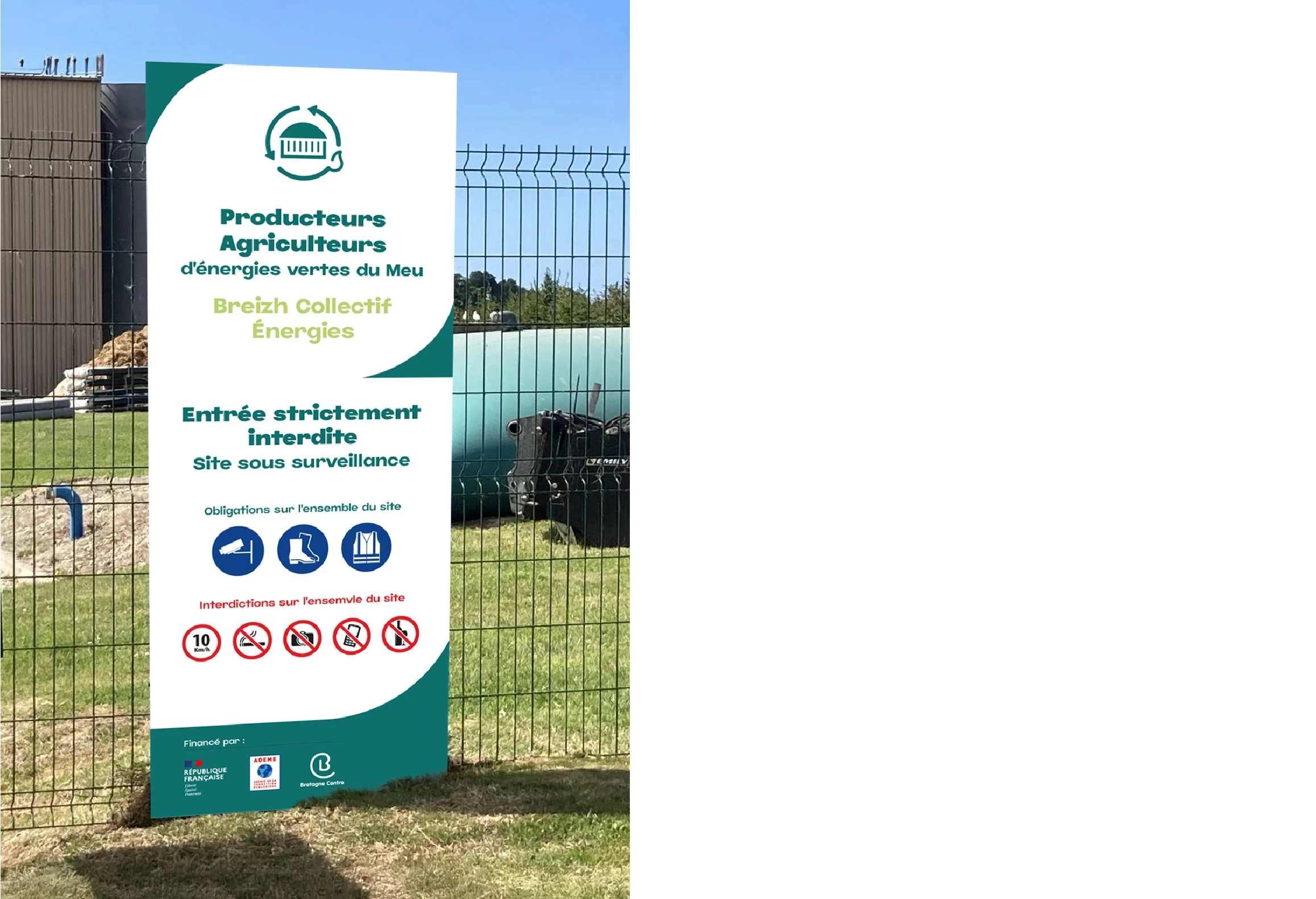 Signalétique d'une méthanisation