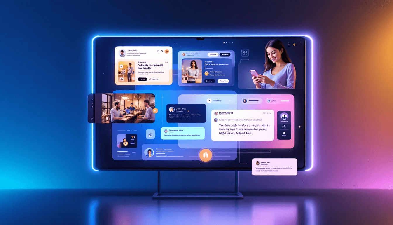 A collage of real-world examples of successful omnichannel personalization.