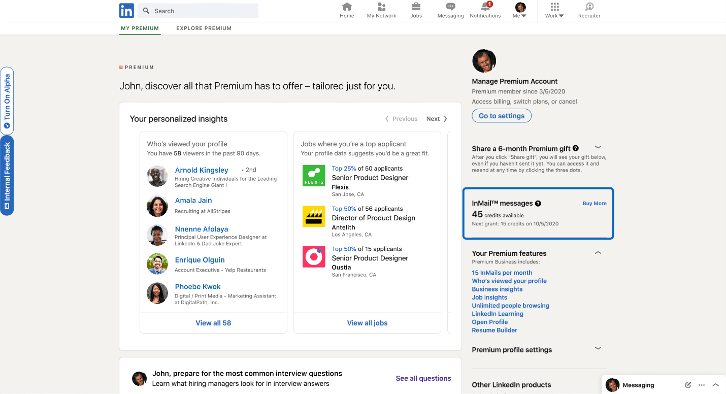 Best Sourcing Tools for Recruiters - LinkedIn Inmail