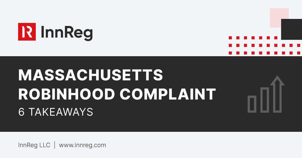 Massachusetts Robinhood Complaint: Six Takeaways