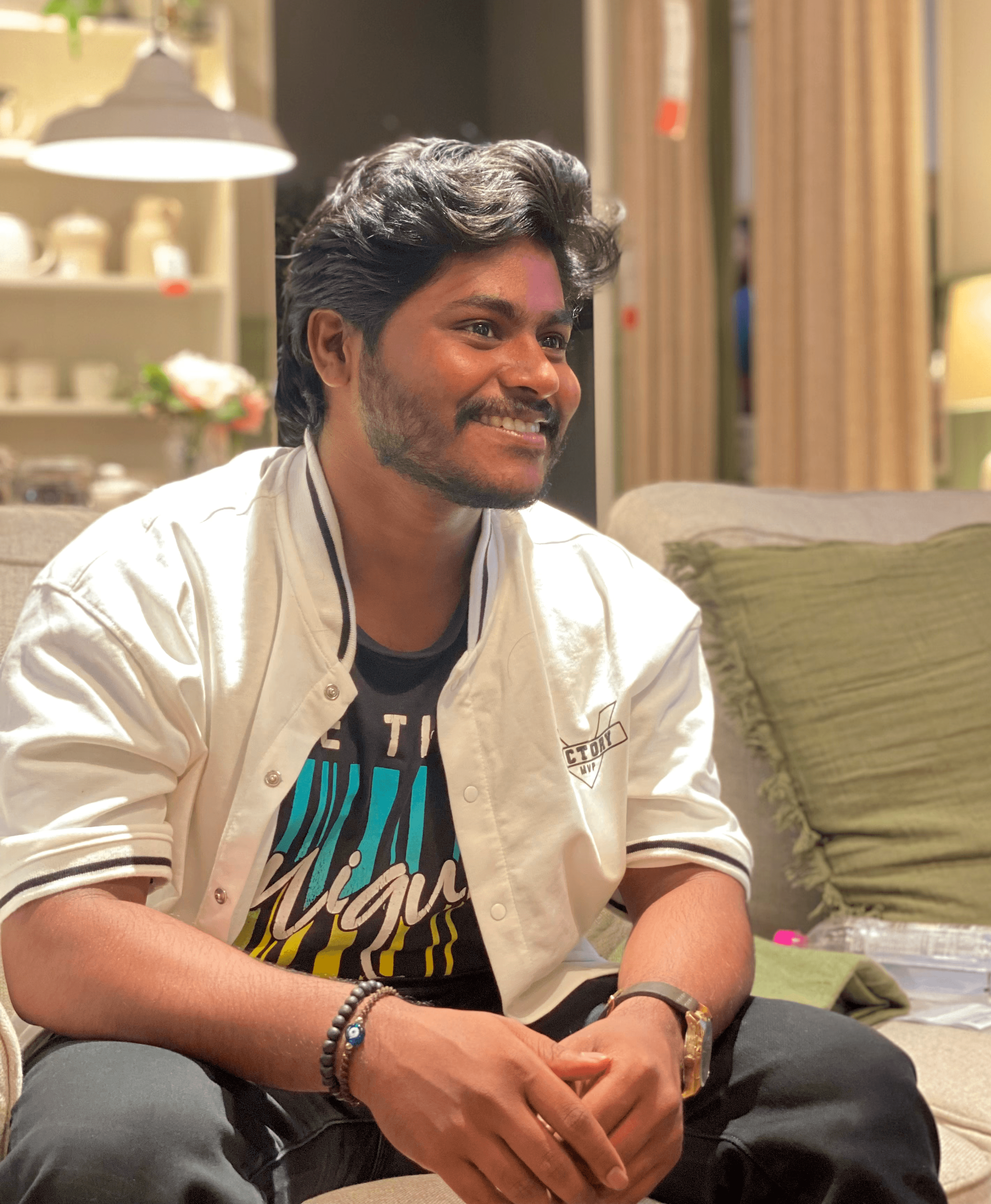 Portrait of portfolio creator – front view