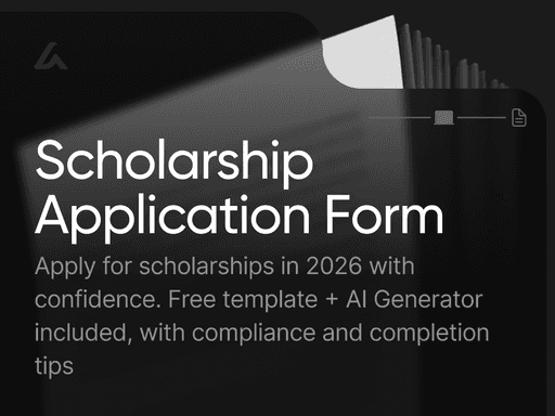 Scholarship Application Form