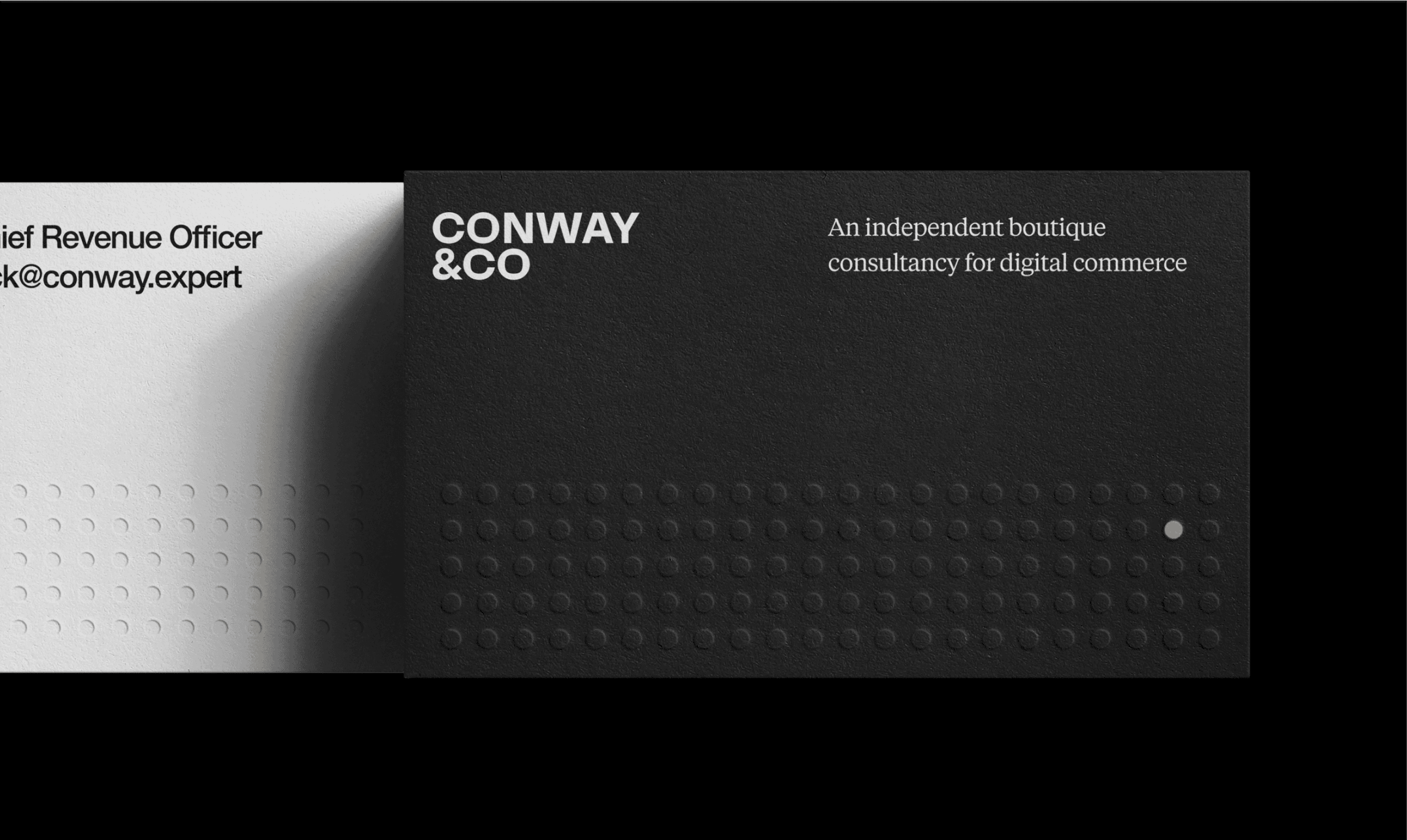 detail UI Conway & Co mockup by analogue agancy