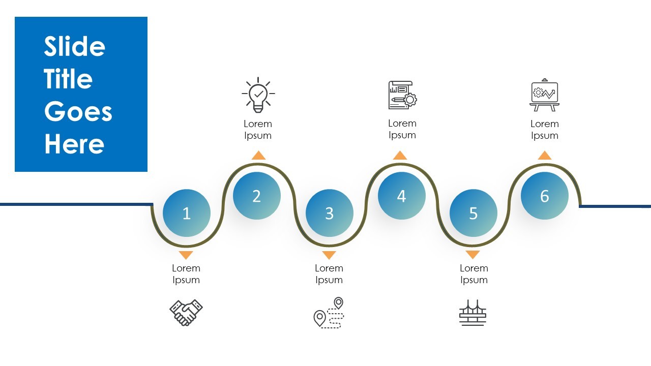 Engaging Process Flow Diagram for Presentations