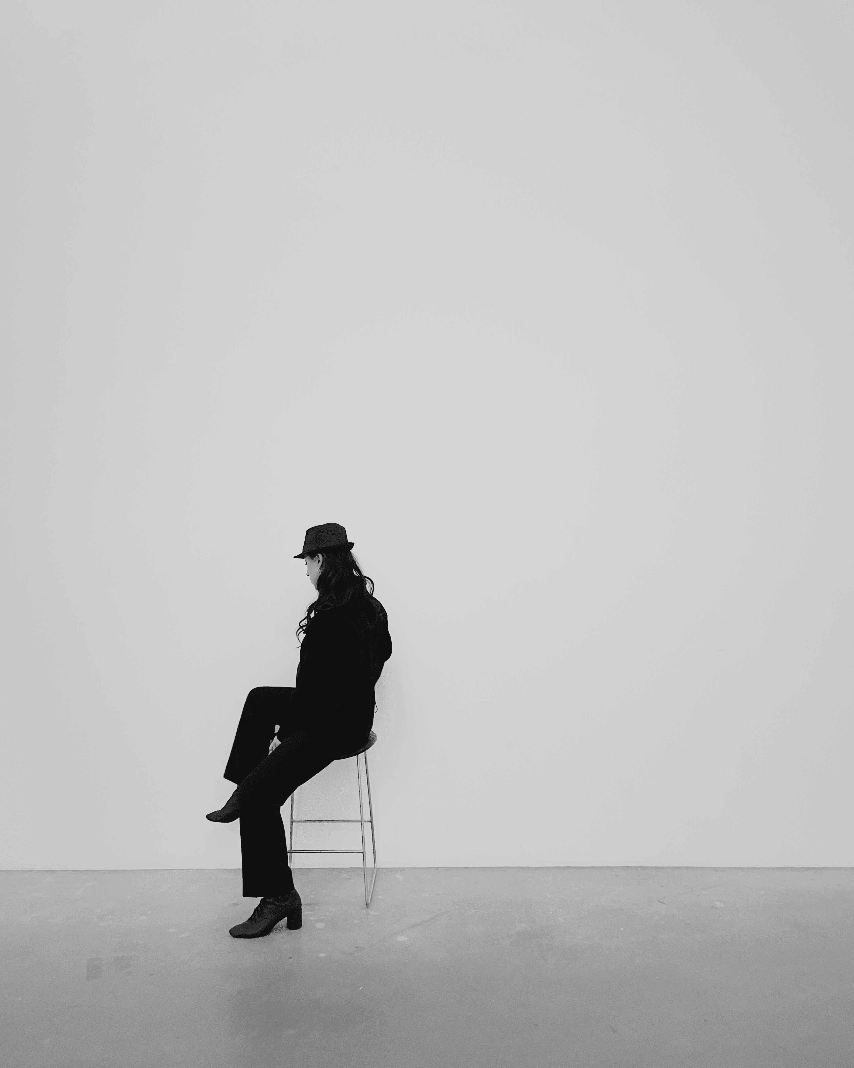 Woman with color palette