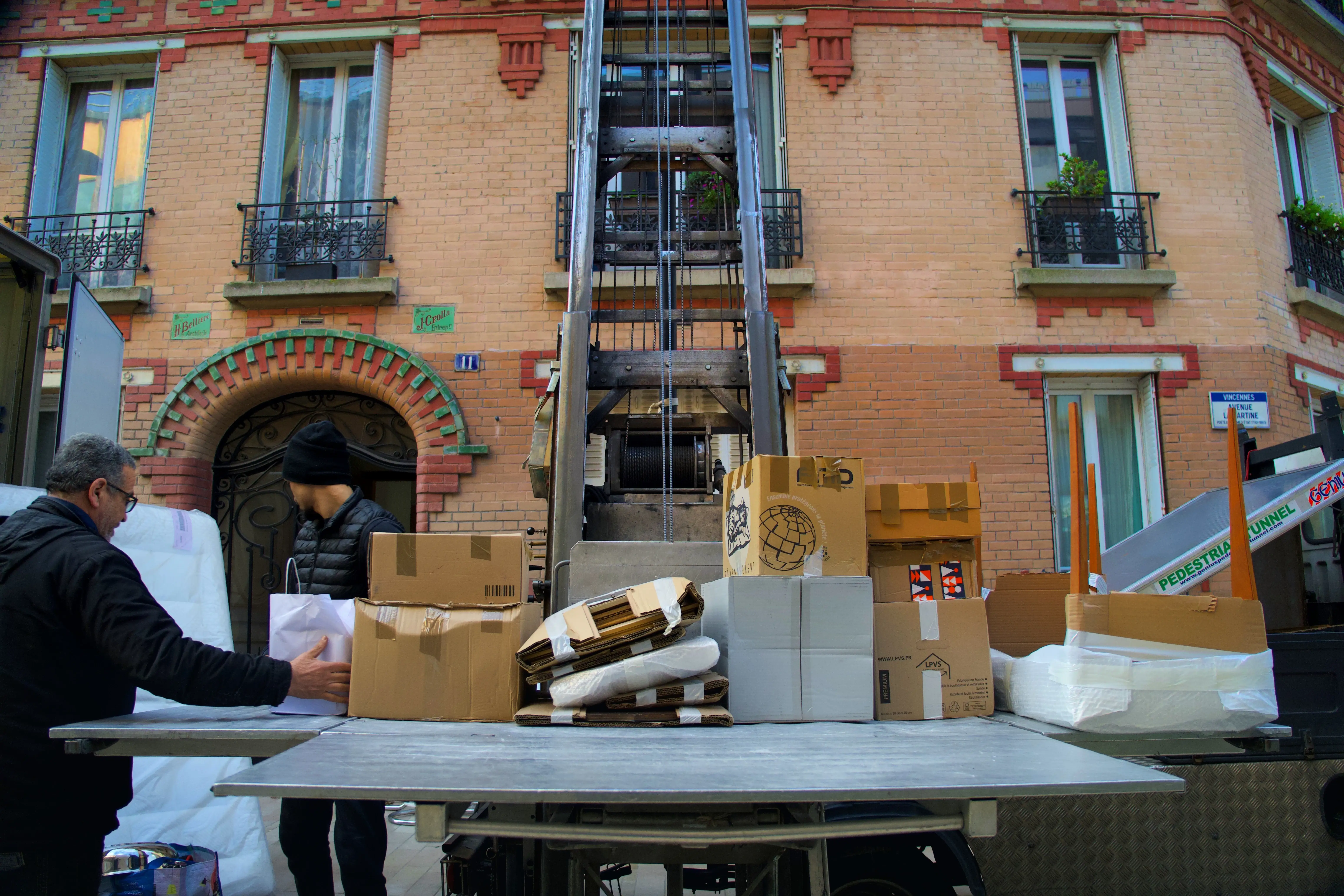 Transport camion déménagement Paris