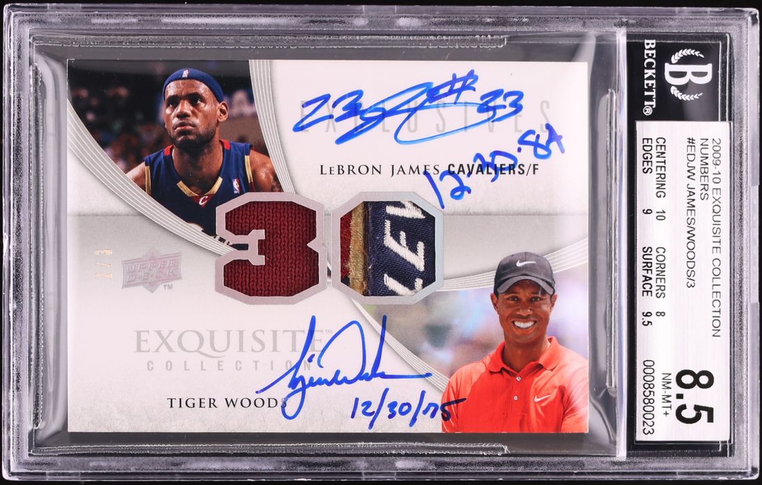 2005 SP Game Used Fabrics LeBron James & Michael Jordan