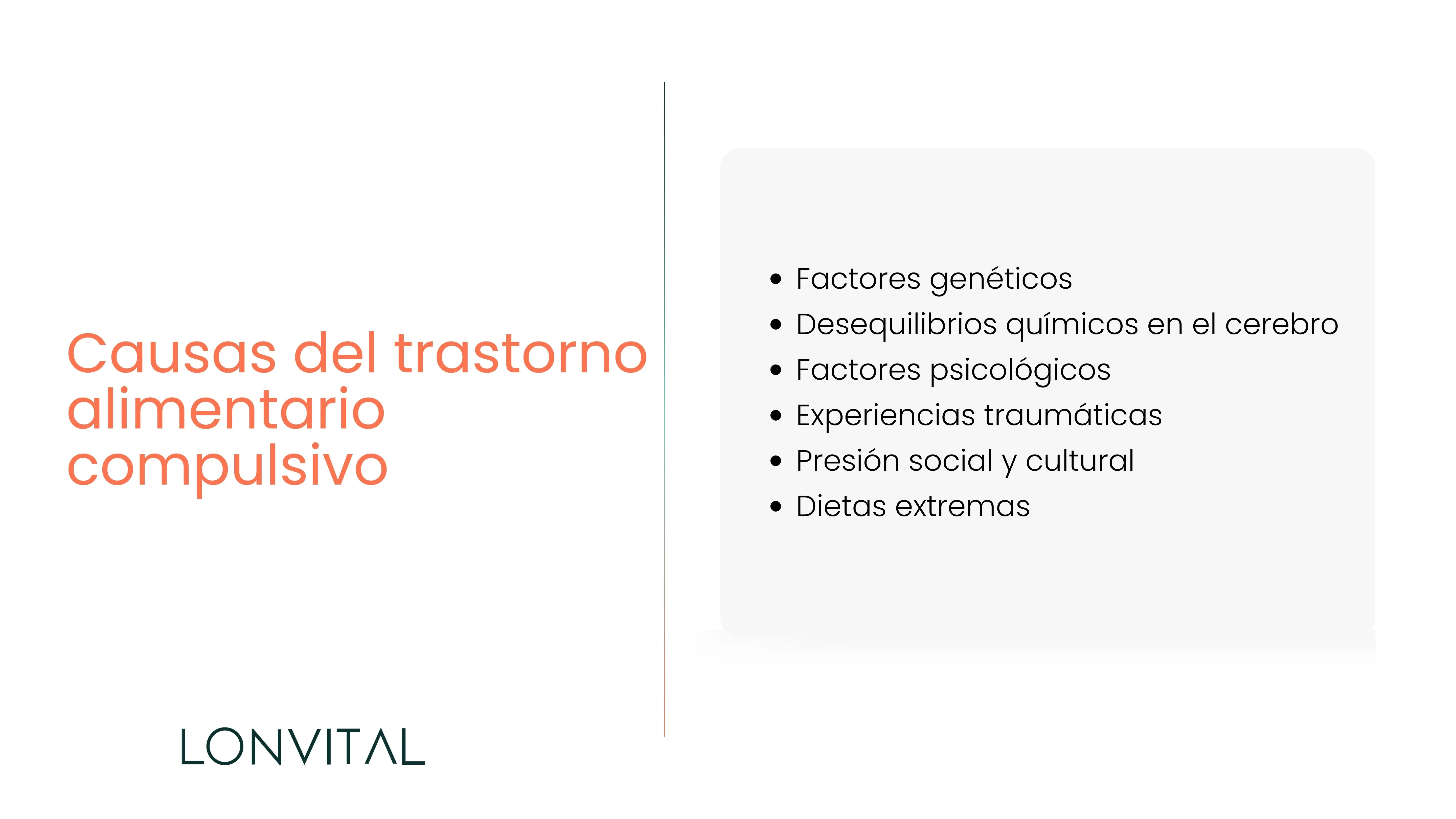 Causas del trastorno alimentario compulsivo