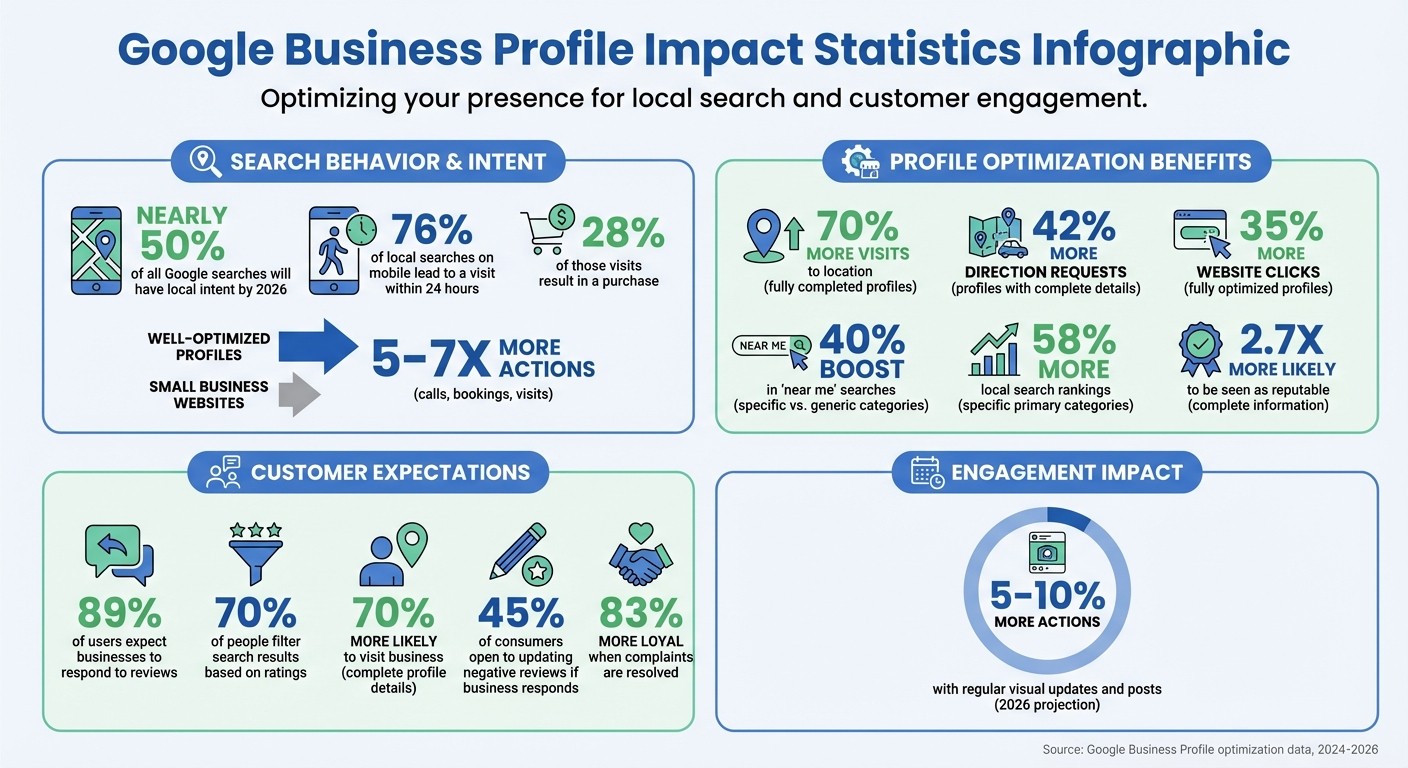Google Business Profile Impact Statistics and Optimization Benefits